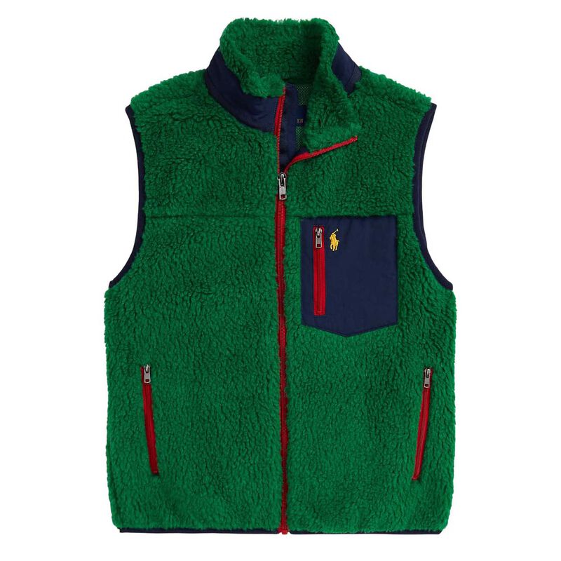 Polo Ralph Lauren Teddy Fleece Hybrid Vest image number 0